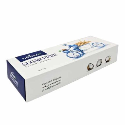 بیسکویت پنجره ای بدون قند با طعم نارگیل