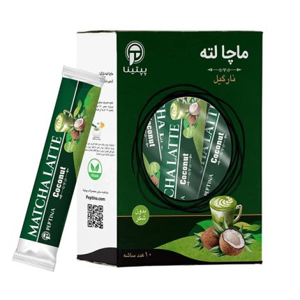 ماچا لاته نارگیل پپتینا