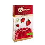 پودر ژله بدون شکر توت‌فرنگی بی‌لو فیت