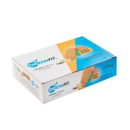 بیسکویت وانیل تک نفره بسته ۱۲ عددی