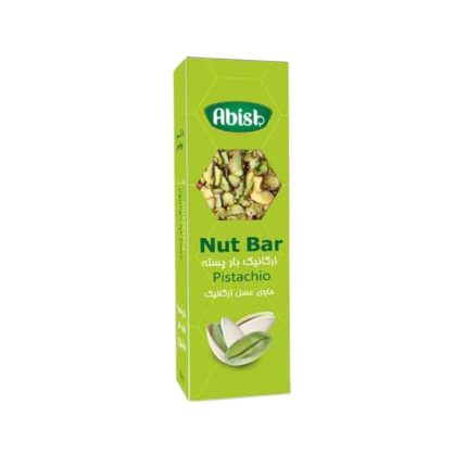 نات بار ارگانیک پسته آبیش