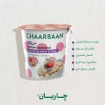 اوتمیل فوری با طعم توت‌فرنگی و خامه لیوانی