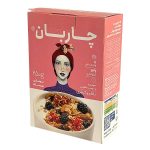 موسلی بادام و کرنبری جعبه ای چاربان