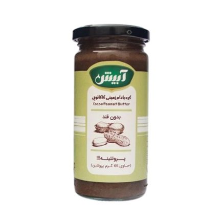 کره بادام زمینی پروتئینه کاکائویی