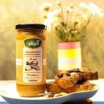 کره بادام زمینی پروتئینه قهوه آبیش