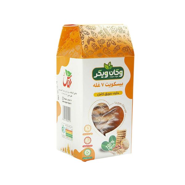 بیسکویت حاوی ۷ غله ۲۰۰ گرمی بیسکویت حاوی ۷ غله ۲۰۰ گرمی