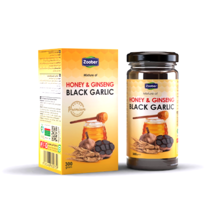 معجون سیر سیاه و عسل و جینسنگ زوبر