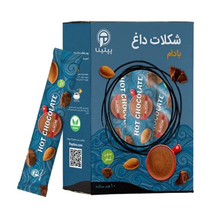 شکلات داغ با بادام پپتینا