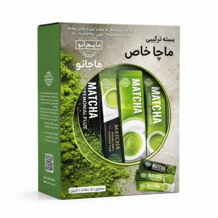 پودر ساشه ای 15 عددی ترکیبی ماچا خالص پپتینا