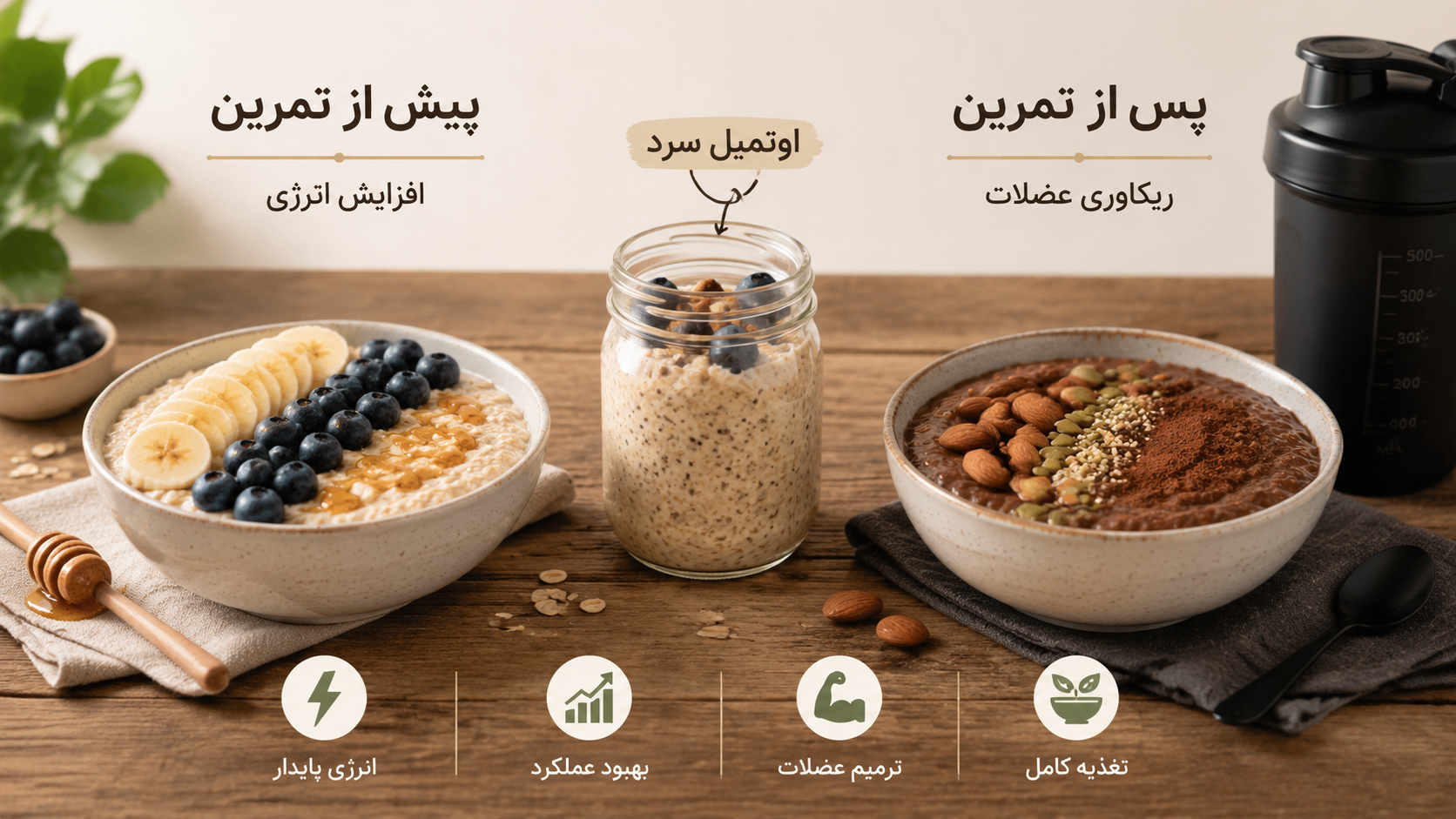 اوتمیل گیاهی