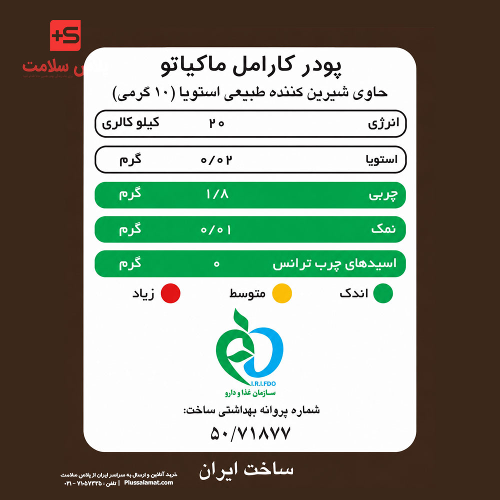 کارامل ماکیاتو پپتینا