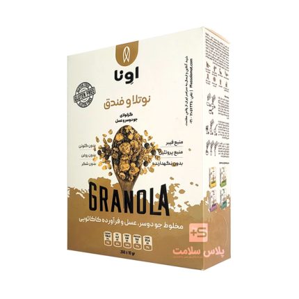 گرانولا نوتلا و فندق 250 گرمی